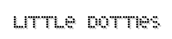 Little-Dotties font